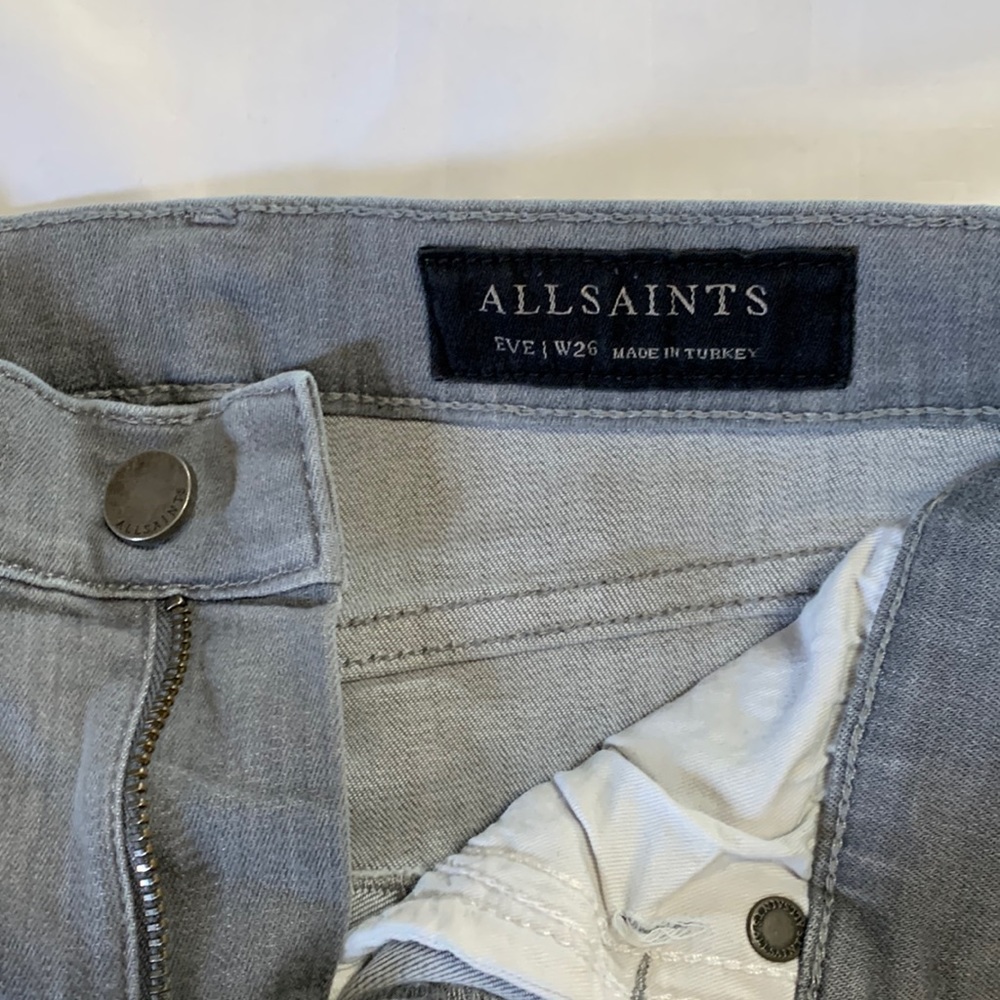 All Saints size 26 skinny jeans